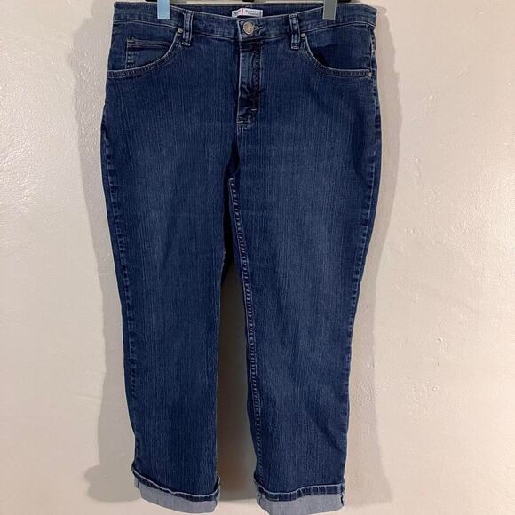 Lee Riders Classic Fit Straight Leg Rolled Denim Jeans‎ - Picture 1 of 8